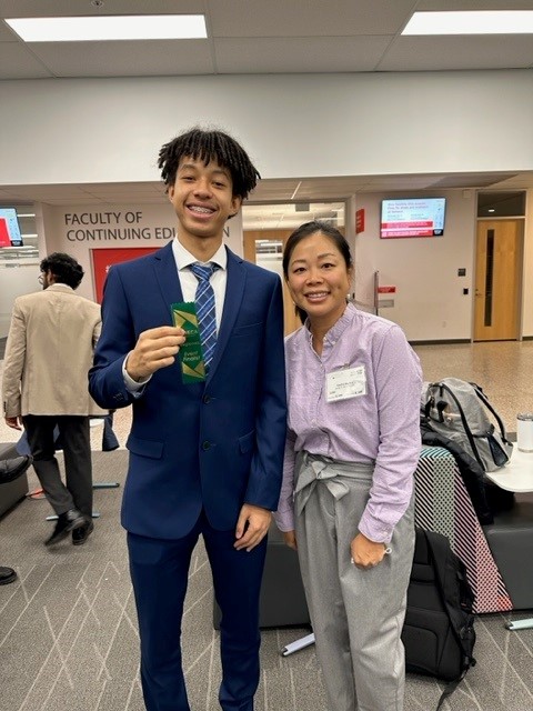 Akiel G. finishes in the Top 10 at the DECA Regional Competition. Open Gallery
